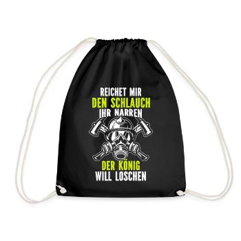 Tshirt pompier pompier pompier pompier 112 - Sac de sport léger - noir - Devant