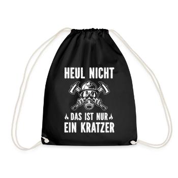 Tshirt pompier pompier pompier pompier 112 - Sac de sport léger - noir - Devant