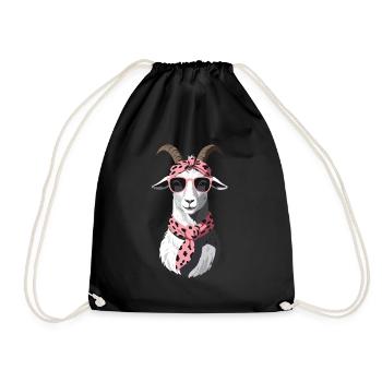Drôle de maman chèvre parfaite pour la fête des mères - Sac de sport léger - noir - Devant