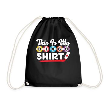 Joueur de bingo C’est mon bingo - Sac de sport léger - noir - Devant