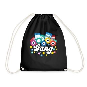 Bingo Player Bingo Gang - Drawstring Bag - black - Front
