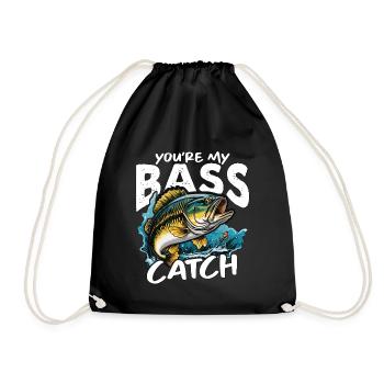 Bass Fishing Vous êtes mon amateur de pêche à l’achigan - Sac de sport léger - noir - Devant