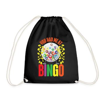 Fille de joueur de bingo à laquelle vous m’avez eu - Sac de sport léger - noir - Devant