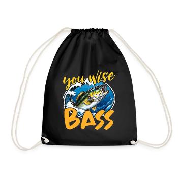 Pêche à l’achigan You Wise Bass Pêcheurs à la mouche - Sac de sport léger - noir - Devant