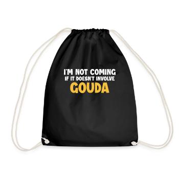 Ne vient pas s’il n’implique pas Gouda Maker - Sac de sport léger - noir - Devant
