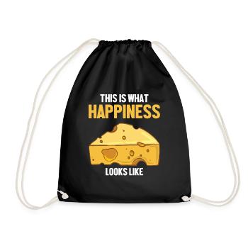 Voici à quoi ressemble le bonheur Maker Queso - Sac de sport léger - noir - Devant