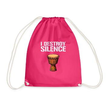 Djembé Tambours Africains - Sac de sport léger - fuchsia - Devant