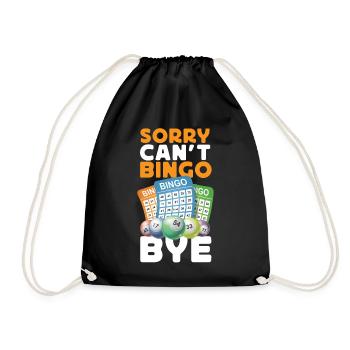 Joueur de bingo désolé ne peut pas bingo bye - Sac de sport léger - noir - Devant