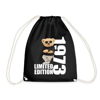 Édition limitée 1973 ours ours anniversaire 1973 - Sac de sport léger - noir - Devant