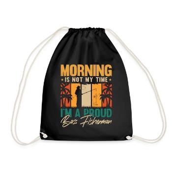 Le matin du pêcheur d’achigan n’est pas mon heure de pêche à l’achigan - Sac de sport léger - noir - Devant
