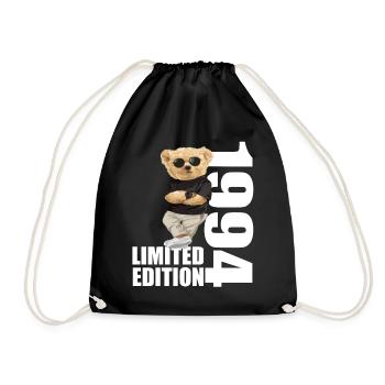 Édition limitée 1994 ours ours anniversaire 1994 - Sac de sport léger - noir - Devant