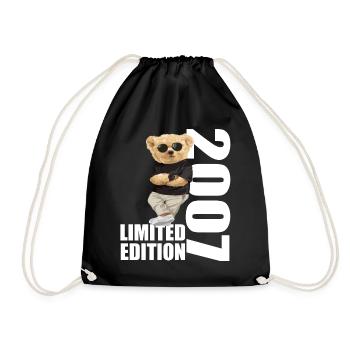 Édition limitée 2007 Ours Ours Anniversaire 2007 - Sac de sport léger - noir - Devant