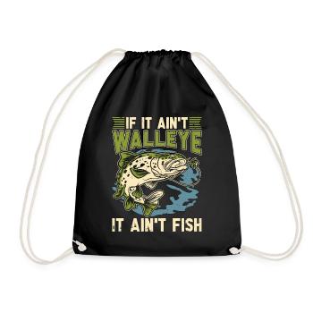 Pêche au doré si ce n’est pas un amateur de pêche au doré - Sac de sport léger - noir - Devant