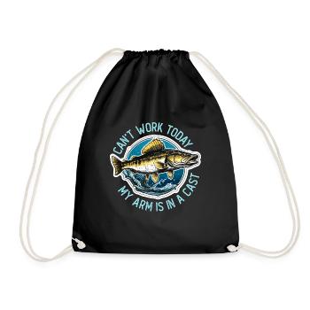 La pêche au doré ne peut pas fonctionner aujourd’hui, mon amateur de pêche - Sac de sport léger - noir - Devant