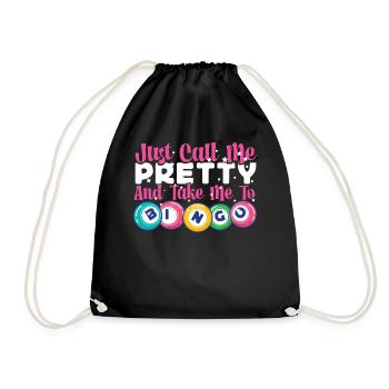 Fille de joueur de bingo Appelez-moi - Sac de sport léger - noir - Devant