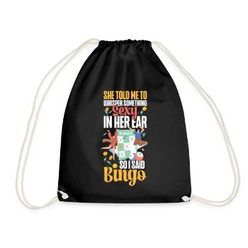 Bingo Player Ironic Sarcastic She - Turnbeutel - Schwarz - Vorne