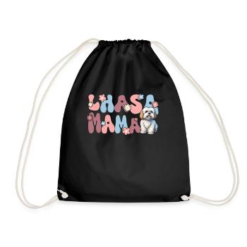 Lhassa Apso Groovy Lhassa Mama - Sac de sport léger - noir - Devant