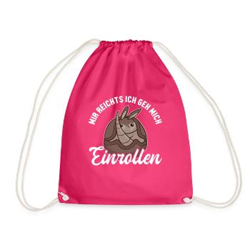 Mir reichts ich geh mich Einrollen Cingulata - Sac de sport léger - fuchsia - Devant
