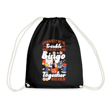 Bingo Player Friends Besties - Turnbeutel - Schwarz - Vorne