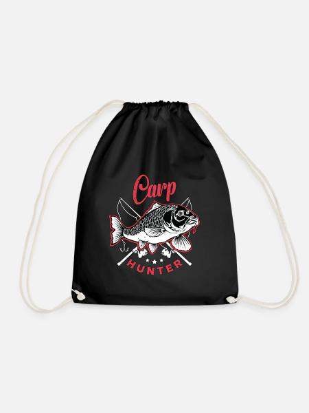 Carp Fishing Carp Hunter Sport Fishing Fishermen - Turnbeutel - Schwarz