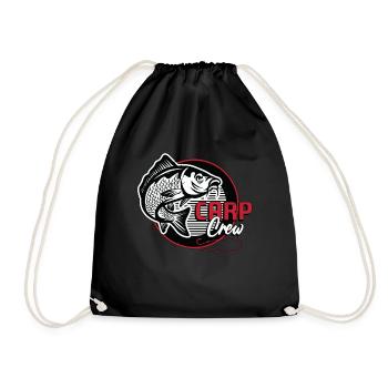 Carp Fishing Carp Crew Fishing Tournament Lover - Drawstring Bag - black - Front