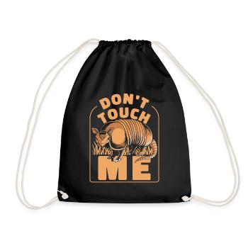 Ne me touche pas Fée rose Chlamyphoridae - Sac de sport léger - noir - Devant