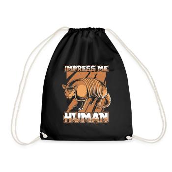 Impress Me Human Fée Rose Cingulata Amant - Sac de sport léger - noir - Devant