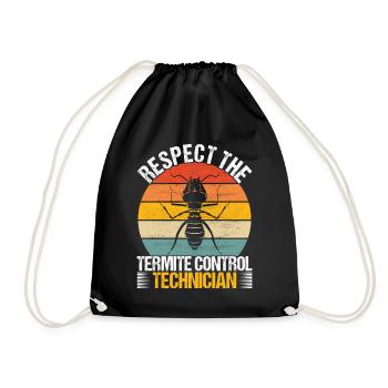 Exterminateur de lutte antiparasitaire - Sac de sport léger - noir - Devant