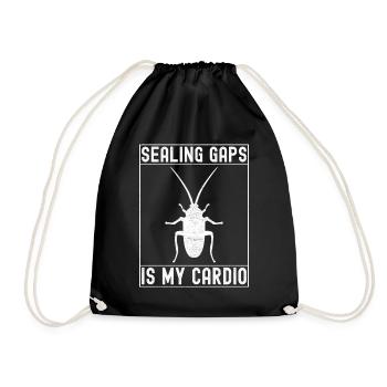 Exterminateur de lutte antiparasitaire - Sac de sport léger - noir - Devant