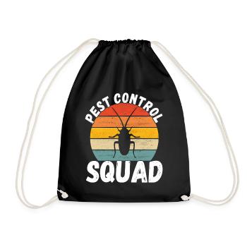 Exterminateur de lutte antiparasitaire - Sac de sport léger - noir - Devant