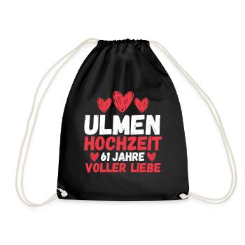 Mariage Ormes Mariage 61 ans Mariage - Sac de sport léger - noir - Devant