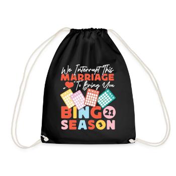 Bingo Player Husband Wife Marriage - Turnbeutel - Schwarz - Vorne