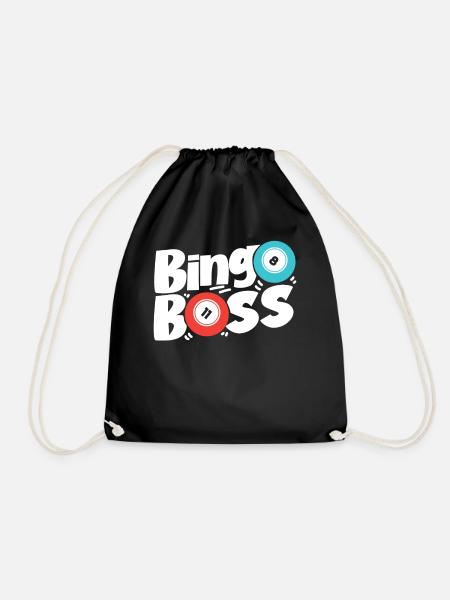 Bingo Player Bingo - Drawstring Bag - black