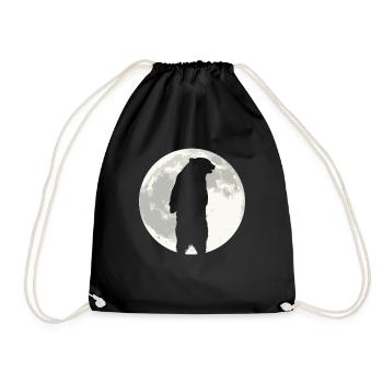 Grizzly Ours Halloween Ours brun - Sac de sport léger - noir - Devant