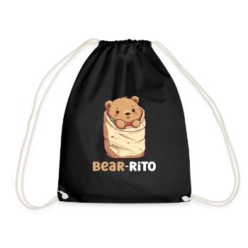Grizzly Bear Brown Bear - Drawstring Bag - black - Front