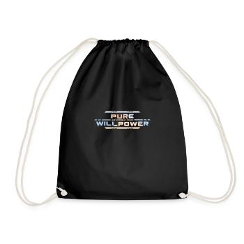 Force imparable : Volonté pure - Sac de sport léger - noir - Devant