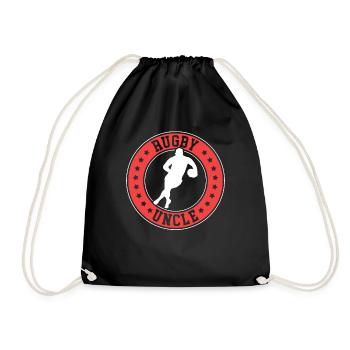 Oncle de rugby jouant à la soeur de rugby - Sac de sport léger - noir - Devant