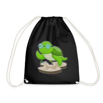 Lunettes de tortue - Sac de sport léger - noir - Devant