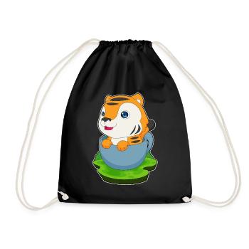 Mug Tigre - Sac de sport léger - noir - Devant