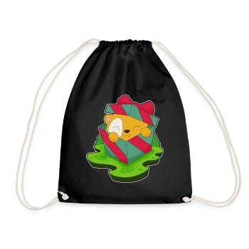 Forfait de Noël hamster - Sac de sport léger - noir - Devant