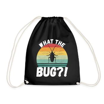 Pest Control Exterminator - Drawstring Bag - black - Front