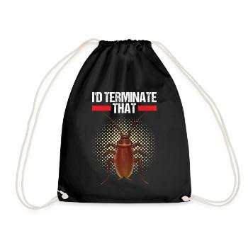 Exterminateur de lutte antiparasitaire - Sac de sport léger - noir - Devant