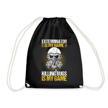 Exterminateur de lutte antiparasitaire - Sac de sport léger - noir - Devant
