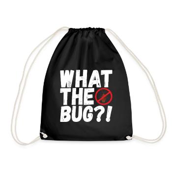 Pest Control Exterminator - Drawstring Bag - black - Front