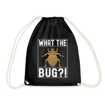 Pest Control Exterminator - Drawstring Bag - black - Front