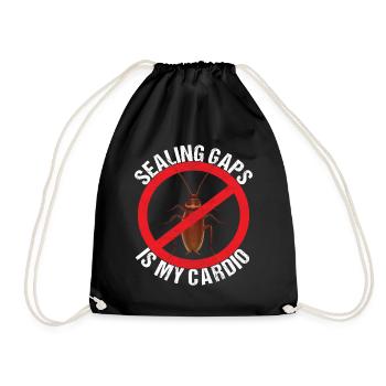 Exterminateur de lutte antiparasitaire - Sac de sport léger - noir - Devant