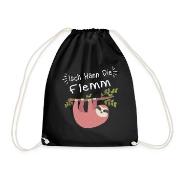 Isch Hann le dialecte de la Sarre - Sac de sport léger - noir - Devant