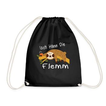 Isch Hann le dialecte de la Sarre - Sac de sport léger - noir - Devant
