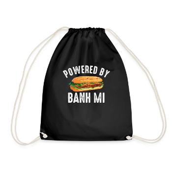 Banh Mi Vietnamese Food - Turnbeutel - Schwarz - Vorne