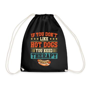 Hot Dog Adult If You Don't Like - Drawstring Bag - black - Front